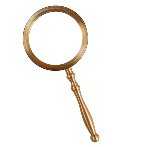 HBCDAAQ Handheld Magnifying Glass with Magnifier for Reading