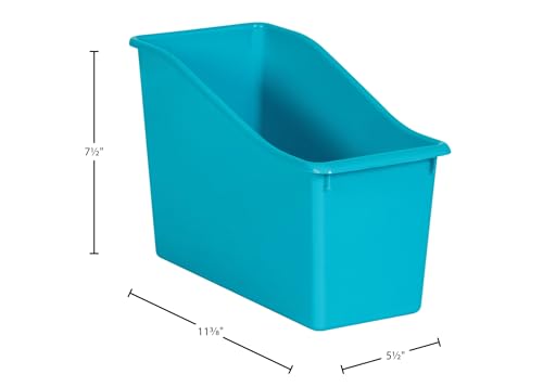 Teacher Created Resources Brights Plastic Book Bin 6-Pack (TCR2088636)