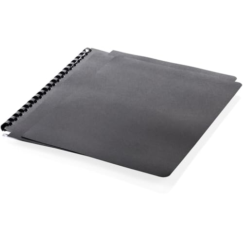Mead Presentation/Report Covers, Round Corners, Black, 125 Pack (4000129)