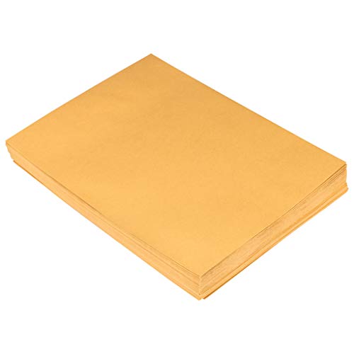 JAM PAPER 10 x 13 Open End Catalog Premium Envelopes with Peel and Seal Closure - Brown Kraft Manila - Bulk 500/Carton