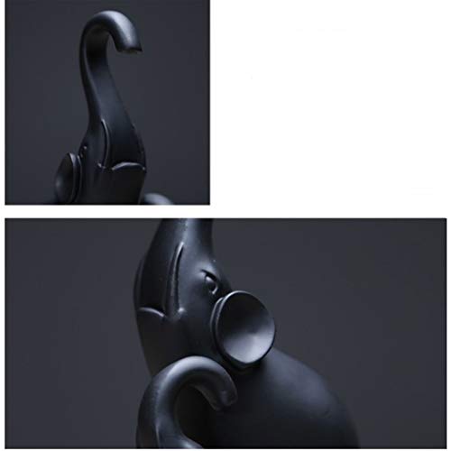 Book Ends Bookends for Heavy Books Creative Desk Stands Bookend Holder Home Decoration Office School Supplies Gift Student Bookends Books Support (Color : Black)