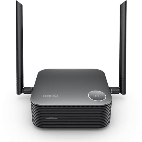 BenQ InstaShow VS25 Driver-Free Wireless Conferencing System – BYOM, BYOD, Audiovisual, Conference Call, 4K/60Hz Playback, Screen Mirroring, CVSS 4.0 Certified Security, HDMI/USB-C, Plug & Play