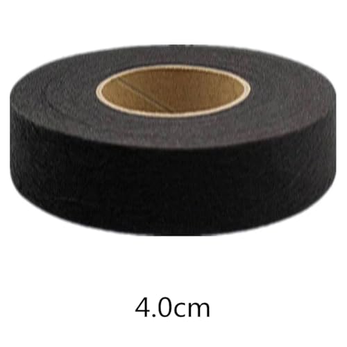 Heat Bond Iron-On Adhesive 10sets 70Yards/Set Melt Mesh Interlining Adhesive Fabric Clothes Iron On Hem Tape Web DIY Sewing Accessories(4.0cm Black)