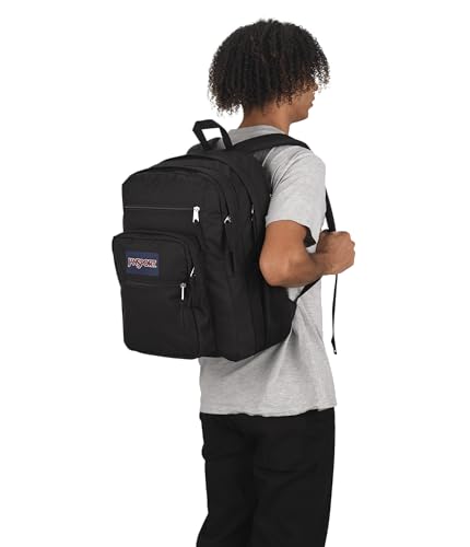 JanSport Laptop Backpack - Computer Bag with 2 Compartments, Ergonomic Shoulder Straps, 15” Laptop Sleeve, Haul Handle - Black