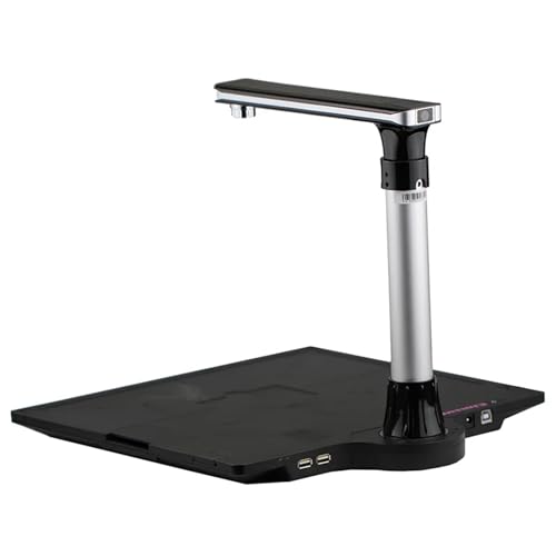 Scanner W1200 Pro Book Document Camera, 12 Mega-Pixel, 1200dpi HD, Capture Size A3, A4, A5, for Windows, English Software