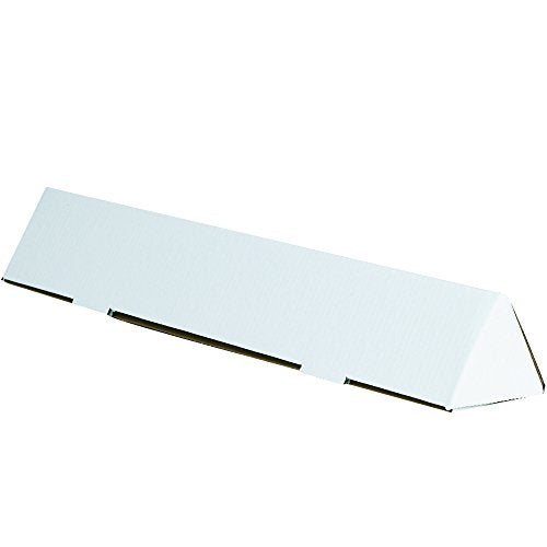 Partners Brand PMTM230 Triangle Mailing Tubes, 2" x 30 1/4", Oyster White (Pack of 50)