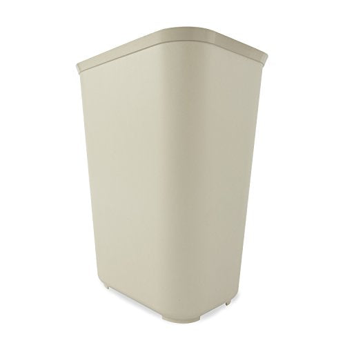Rubbermaid Commercial Products Fire Resistant Wastebasket 40 Qt/10 Gal Beige, for Hospitals/Schools/Hotels/Offices