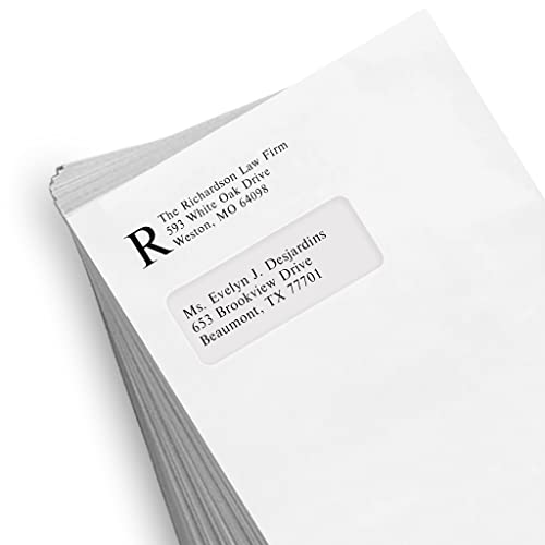 LUXPaper 9 x 12 Booklet Window Envelopes | Bright White | 28lb. Text | 250 Qty