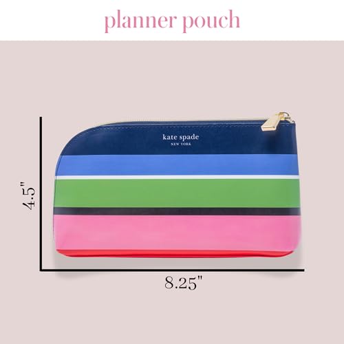 kate spade new york Planner Accessories Pouch, Sunny Day Stripe