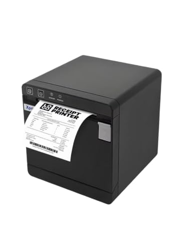 T890K Bill Printer QR Code 200mm/s Compatible With Lottery(Black-USB Lan)