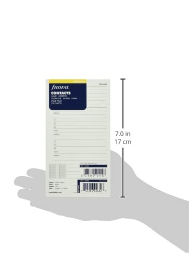 Filofax 133055 Personal Contacts Address Book