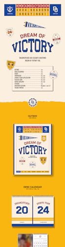 DREAMCATCHER 2024 Season's Greetings DREAM OF VICTORY Version 28p Desk Calendar+1p Poster+104p Diary+7p PhotoCard+7ea Application+7p Player+7p Garland+Sticker+Keyring+Tracking Sealed Dream Catcher
