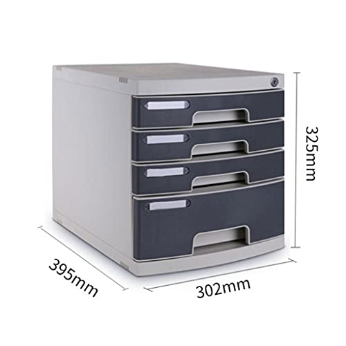 BDPP Storage File Rack File Holder Multi-Layer Desktop Organizer File Rack Drawer with Lock File Sorter Suitable for Office,Home and School School Home Office Folder (Color : A)