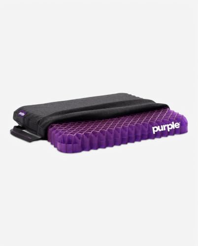 Purple Royal Seat Cushion, Portable 2 Inch Gel Seat Cushion, GelFlex Grid