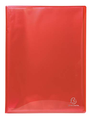 Exacompta Iderama Semi-Rigid PP Display Book, A4, 100 Pockets - Assorted Colours, Pack of 8