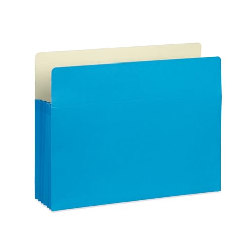 Blue Summit Supplies 10 Expanding File Pockets, Letter, 5.25", Assorted
