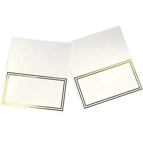 Name Tent Table Cards 200pcs Gold Silver Wedding Seating Number Card Name Place Cards Banquet Table Decor Christmas Birthday Party Greeting Card(Silver)