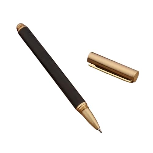 BUXGWLCH Brass Rollerball Pens Classic Spin Signature Ink Stationery Office School Supplies Writing