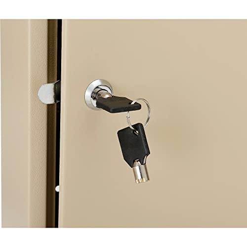 Global Industrial Key Cabinet, 60 Keys, 10-1/2x3x12-1/8, Sand