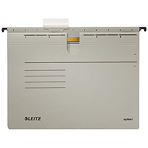 Leitz Alpha Hanging Files for Commercial Documents A4 Grey - For: German L A Ch - Pack of 25 (1984/85)