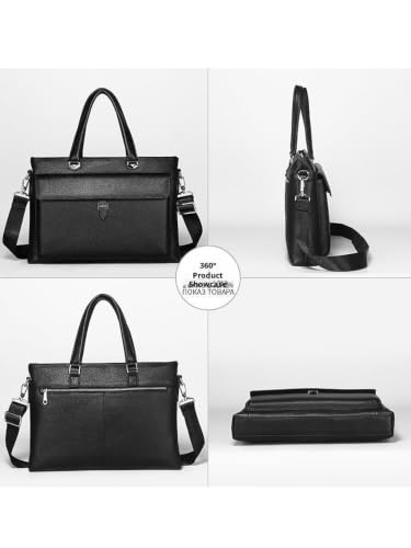 AWMGPDDBTO Crossbody Bag Men Men's Business Briefcase, Black