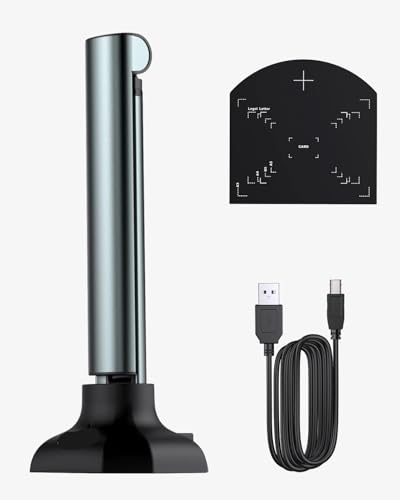 KC6A07 USB Document Camera for Teachers Laptop A3/A4 Size Portable Book Scanner with Extension Stand OCR Zoom Paint Tool
