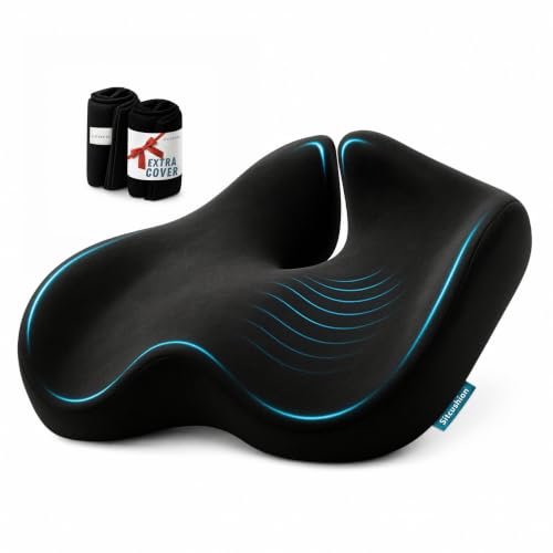Seat Cushions for Office Chairs, Sciatica Pain Relief Cushion for Tailbone