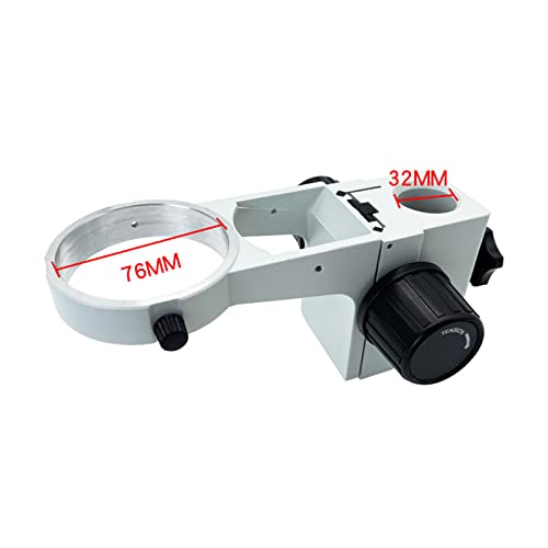& Stylish Microscope Stand with Adjustable Knob 25 / 32mm Focusing Bracket Microscope Accessories Lightweight Holder Adapter