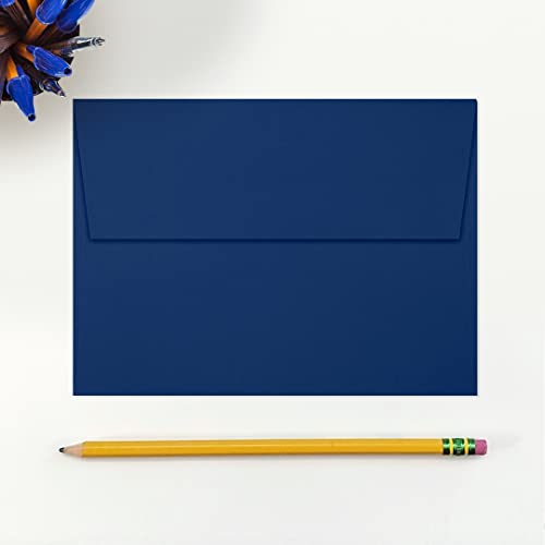 LUXPaper A7 Invitation Envelopes | Peel & Press | 5 1/4" x 7 1/4" | Navy Blue | 80lb. Text | 500 Qty