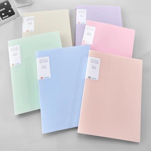 1PC A4 Folder Information Kit Multi-Page Transparent Insert File for Students to Store Examination Papers Expanding(Green)