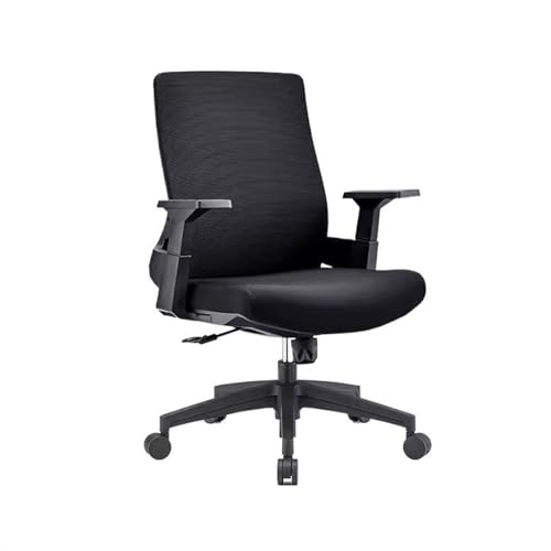 LICONG-2019 Office Chair Office Staff Chair Backrest Computer Chair Comfortable Sedentary Ergonomic Mesh Swivel Chair Conference Chair Gaming Chair(Black)