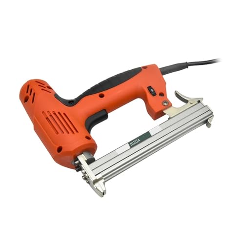 Oil-Free Pneumatic Staple Gun Heavy-Duty Stapler Adjustable Electric Nail Gun 1022 Yard Nail Gun Woodworking Tools Nail Gun Electric Staple Gun 220V 2000W