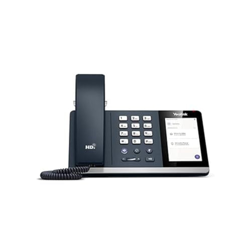 Yealink MP50 MS Teams IP Corded Phone Bundle with WH62 MS Teams Dual Wireless Bluetooth Over Ear Headset for Office, Cam 313 2MP Webcam