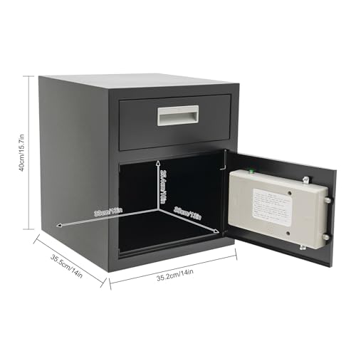 Drop Box for Money and Mail, Drop Slot Safe, Cash Depository Build to Last