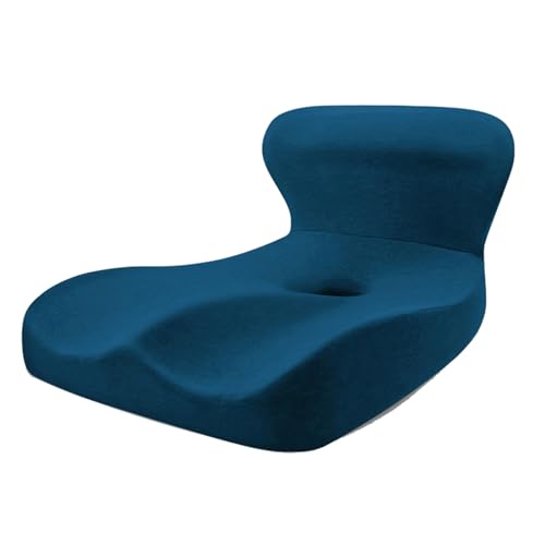 Memory Foam Sit Bone Relief Cushion, Lift HIPS Up Seat Back Cushion for Butt, Lower Back, Hamstrings, HIPS, Ischial Tuberosity for Home and Office Men and Women