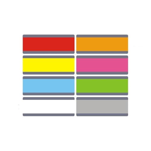Guided Reading Strips 48-Pack Guided Reading Strips, Colored Overlay Bookmarks for Dyslexia & School Help(B)