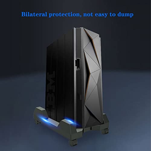 ENGENDER PC Stand Home Computer Tower Stand, Computer Tower Cart, CPU Rolling Stand, Computer Host Stand with Wheels Under Home Office Desk Computer Tower Stand