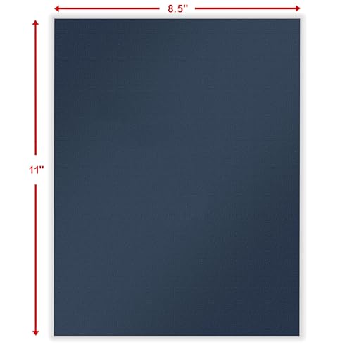 ComplyRight Tax Presentation Report Covers, Two Piece, Single Window, Navy Blue, 8-1/2" x 11", Pack of 100 Cover Sets