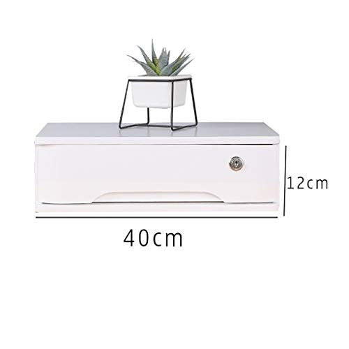 SDVantage Desktop Lockable File Cabinet, Stackable Drawer Organization, Used for Desk Accessories Or Mail, White (1)