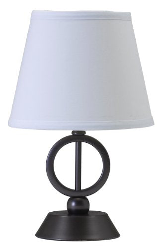 House of Troy CH875-OB Coach Collection 14-Inch Portable Accent Table Lamp, Oil Rubbed Bronze