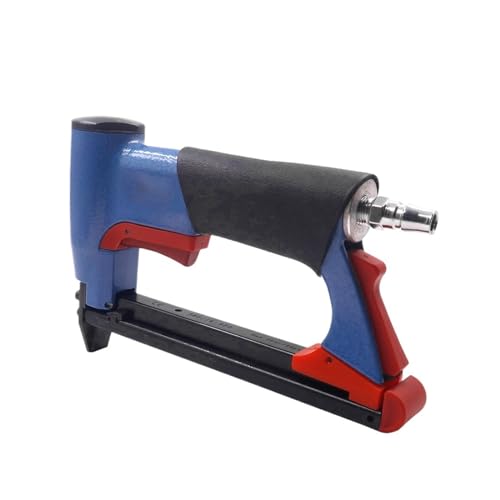 LPXDS Pneumatic Staple Gun,Oil-Free Pneumatic Staple Gun 21Ga Pneumatic Air Staples Pneumatic Strip Nail Gun 8016