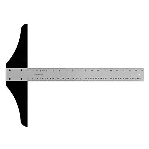 Ludwig Precision Standard Aluminum T-Square for Art, Framing & Drafting, 18-inch (10 Pack)