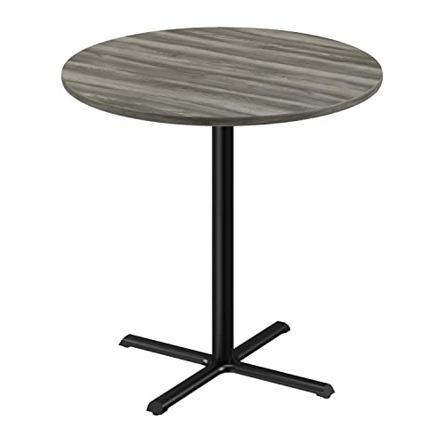 Correll Cafe and Breakroom Table in New England Driftwood BXB24R-52-09-52