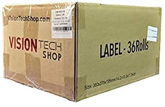 VisionTechShop LST-8020 Printing Scale Label, 58 x 60 mm, UPC/Ingredients 36 Rolls of 500 Labels, Lower Price Than 12 Rolls