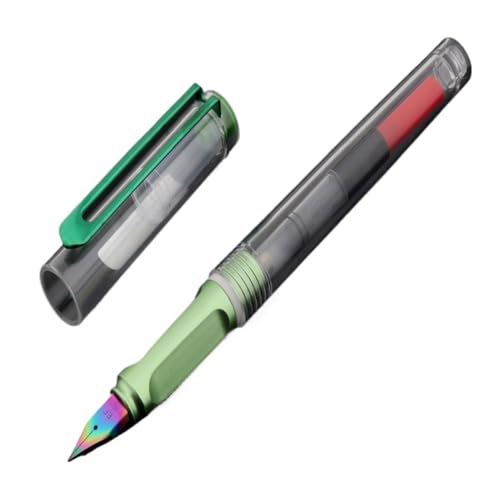 XXGDCOLP Transparent Color School Supplies Student Office Stationary Colors Nib Fountain Pen Ink(E)