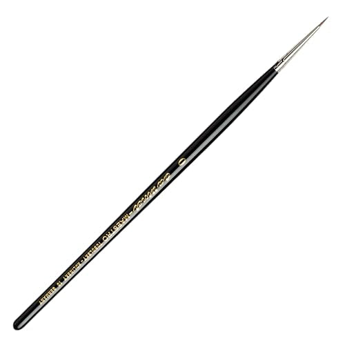 da Vinci Watercolor Series 10 Maestro Paint Brush, Round Kolinsky Red Sable, Size 0 (10-0)
