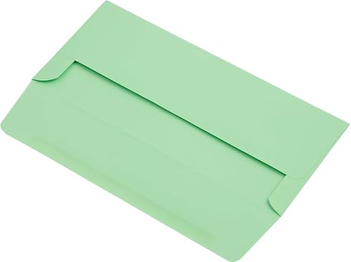 LUXPaper #10 Business Envelopes | 4 1/8" x 9 1/2" | Pastel Green | 60lb. Text | 1,000 Qty