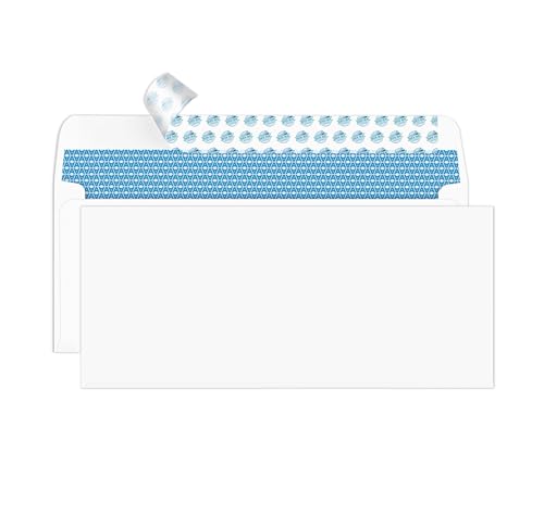 Aimoh #10 Security Mailing Envelopes Letter Size, Self Seal, 500 Count