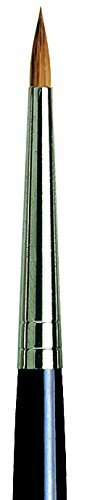 da Vinci Watercolor Series Maestro Paint Brush, Extra Short Retouch/Spotter Kolinsky Red Sable, Size 4 (1505-04)