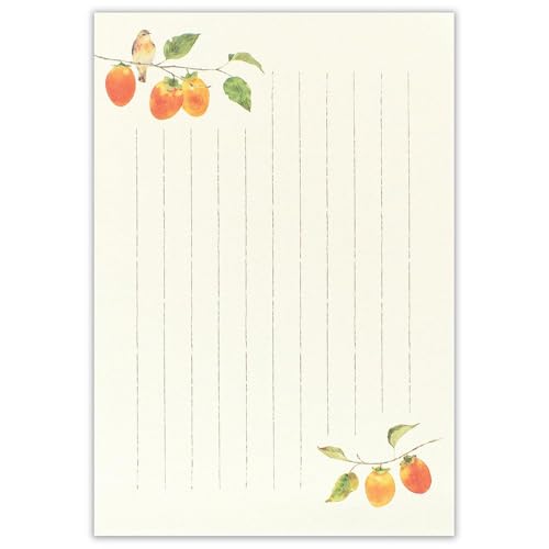 エヌビー社 Enuby Stationery Notebook, Autumn 4 Shu, Autumn Immersion | Pack of 18, B5, Equivalent, Vertical Writing Washi, Torinoko Paper